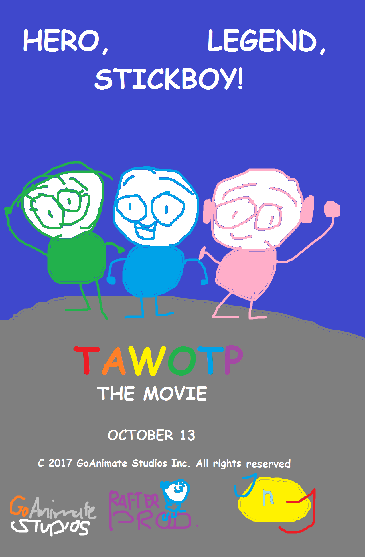 tawotp the movie tawotp on goanimate wiki fandom theatre poster template