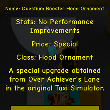 Guestium Booster Hood Ornament Taxi Simulator 2 Wiki Fandom