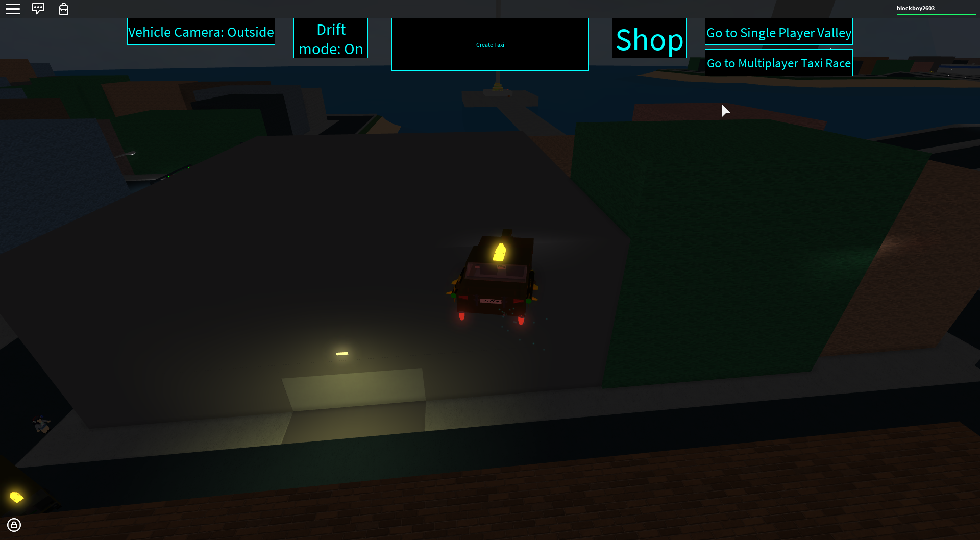 Parking Garage Taxi Simulator Brick Cars Edition Wikia Fandom - roblox taxi simulator random ending 4