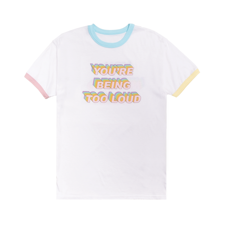 You Need To Calm Down Merchandise White Tee With Multicolor Lyric Design Taylor Swift Wiki Fandom