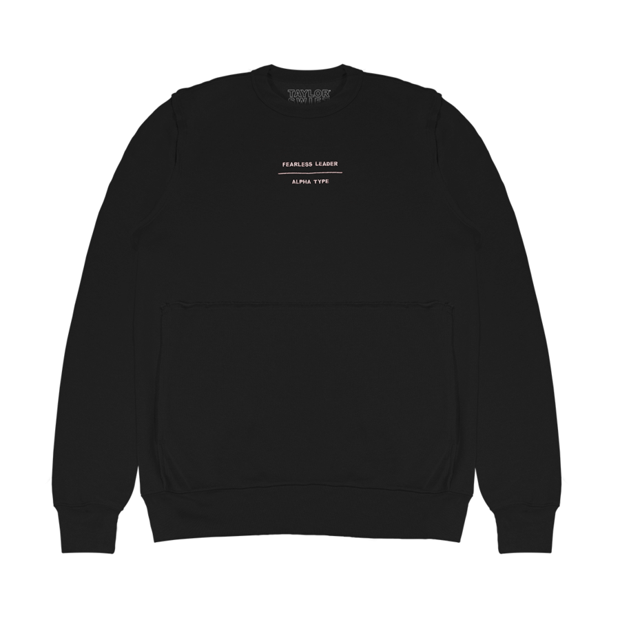 The Man Merchandise Fearless Leader Dark Grey Long Sleeve Crewneck Taylor Swift Wiki Fandom