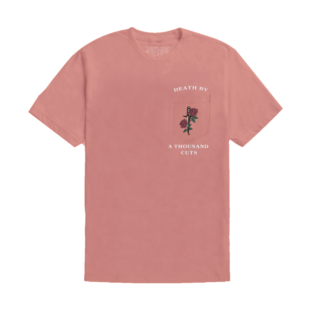Lover Merchandise Death By A Thousand Cuts Pocket Tee Taylor Swift Wiki Fandom