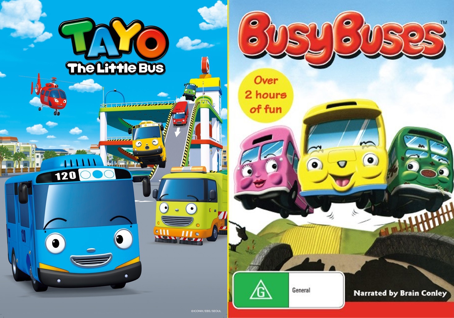 Tayo and busy buses