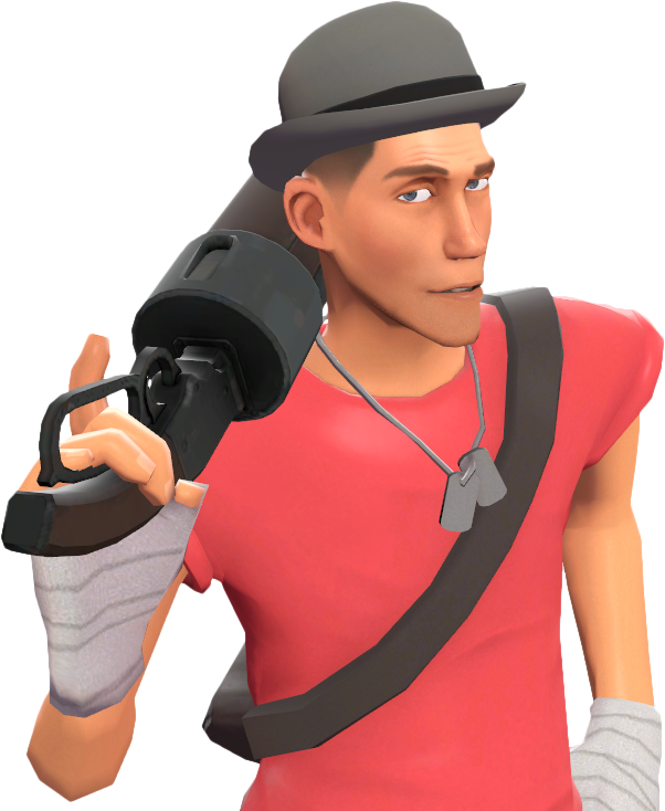 team fortress 2 scout transparent