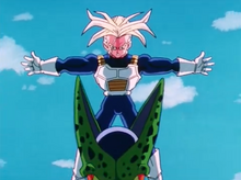 Future Trunks blocks Cell