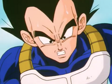 Vegeta enraged