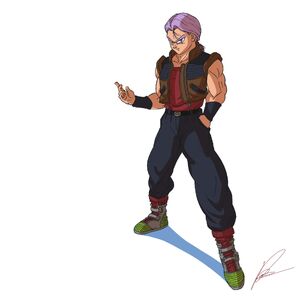 Present Teen Trunks (by robo3687) Raditz turned good Dragon Ball R&R Z Abridged MasakoX TFS Team Four Star