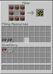 Filler interface