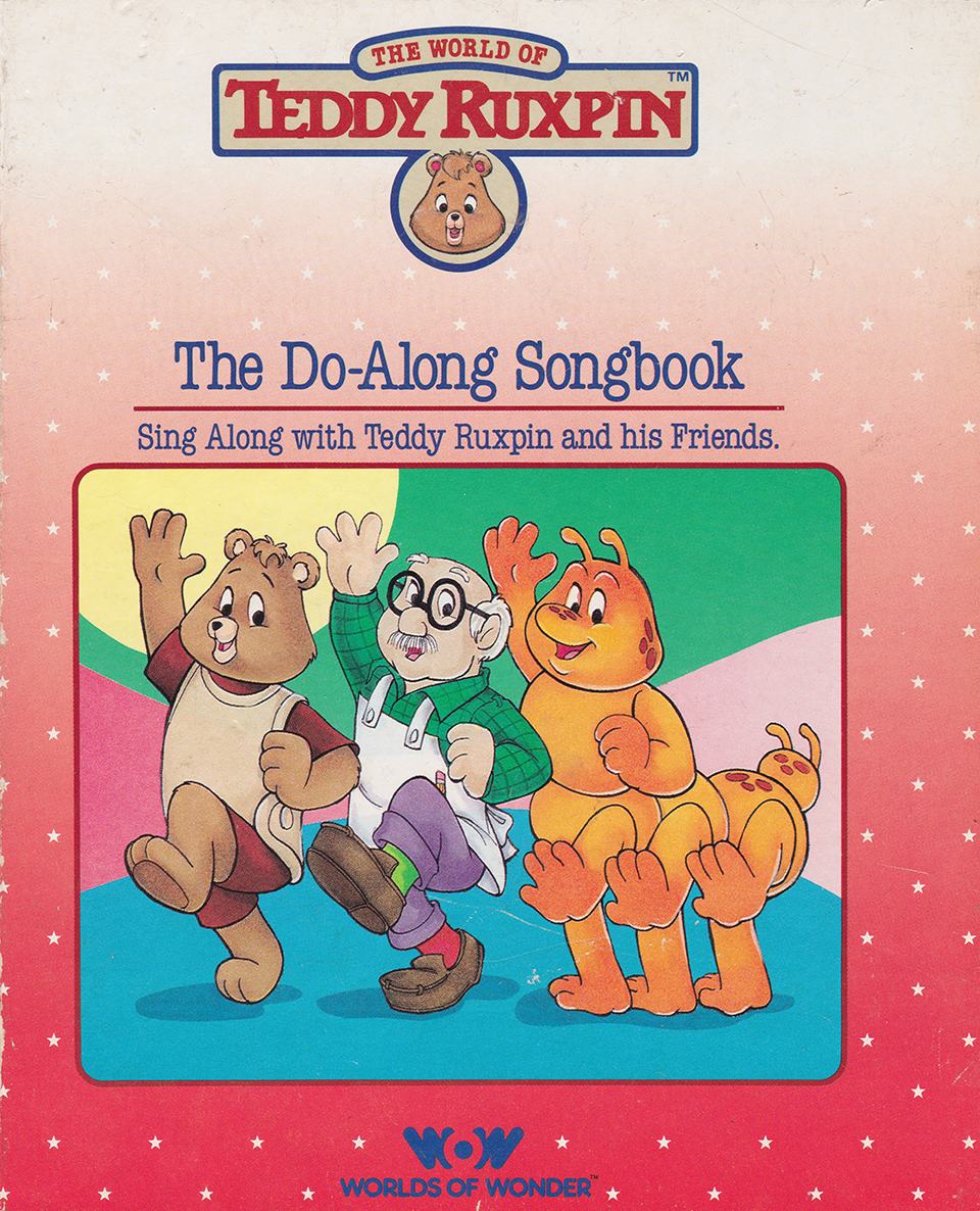 Teddy Ruxpin “Do-Along Songbook” Book And Tape