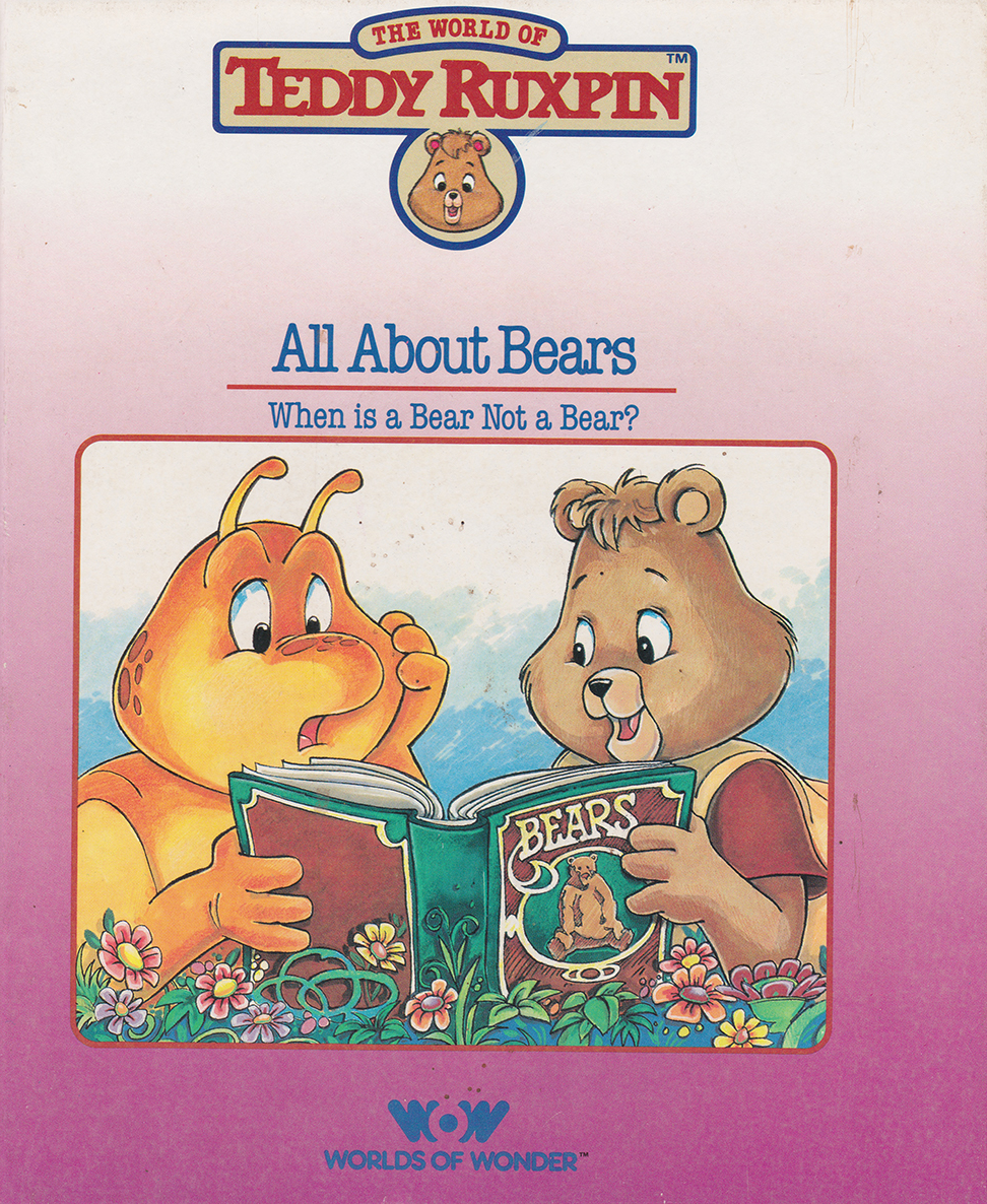 teddy ruxpin all about bears