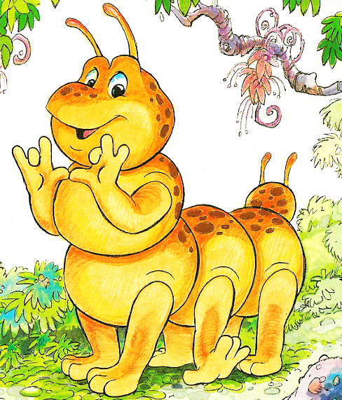 teddy ruxpin caterpillar friend