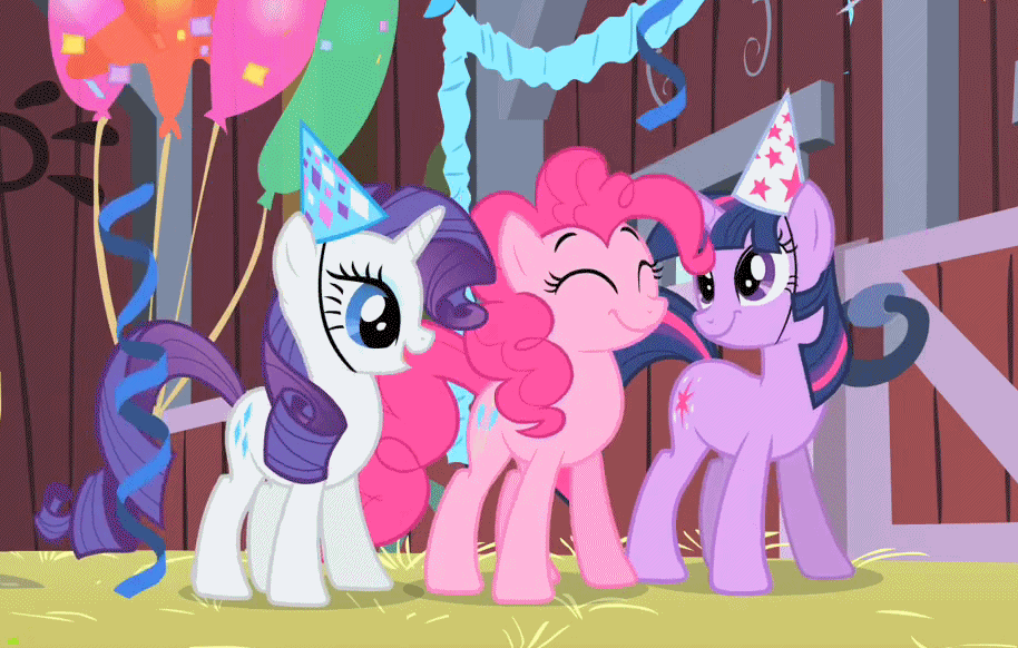 Image result for happy birthday my little pony gif