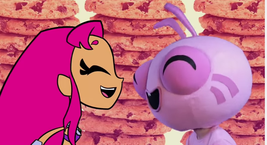 Image Starfire And Silkie In Silkies Dream Png Teen Titans Go Wiki