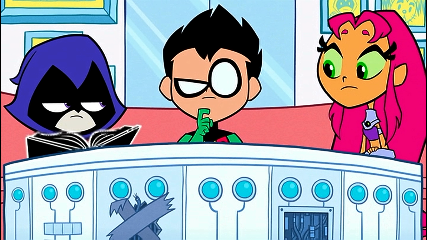 raven falls for aqua boy teen titans go