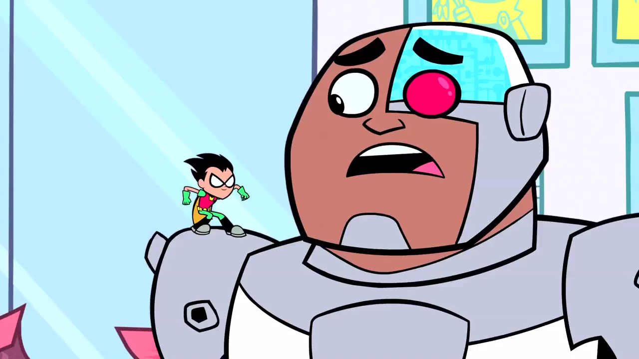 Image - Robin about to enter Cyborg.png | Teen Titans Go! Wiki | FANDOM ...