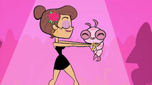 Sonia and Silkie dancing