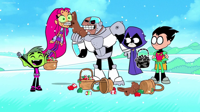 Image 22the Teen Titans Go Easter Holiday Classic Png Teen Titans