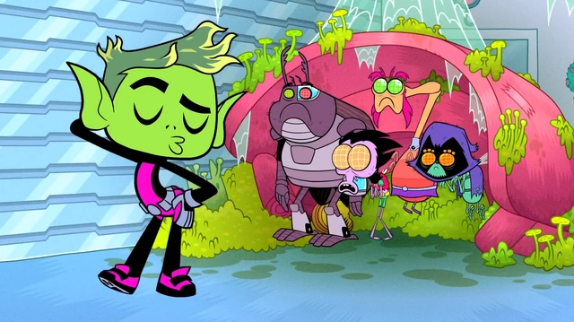 Image - Beast Boy shows off his frosted tips.png | Teen Titans Go! Wiki