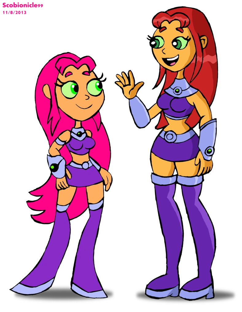 Image - 2003 Starfire meets 2013 starfire.png  Teen 