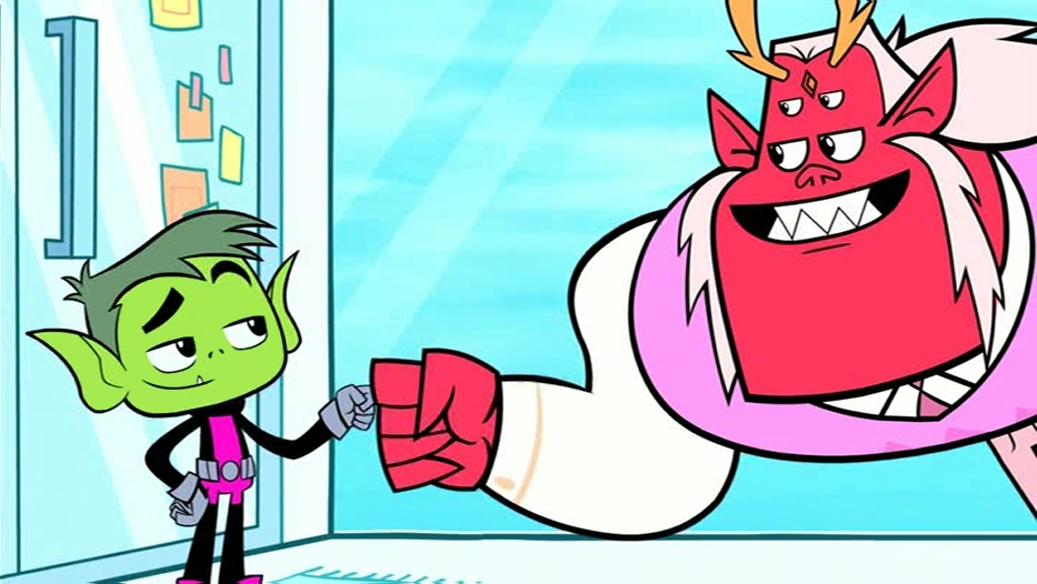 Image Beast boy and trigon.png Teen Titans Go! Wiki FANDOM
