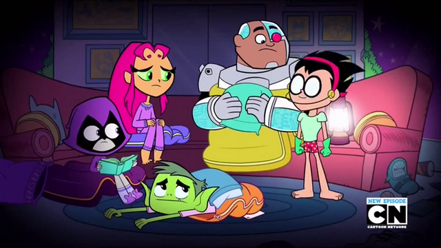 Image Robin Gives Starfire A Dare Png Teen Titans Go