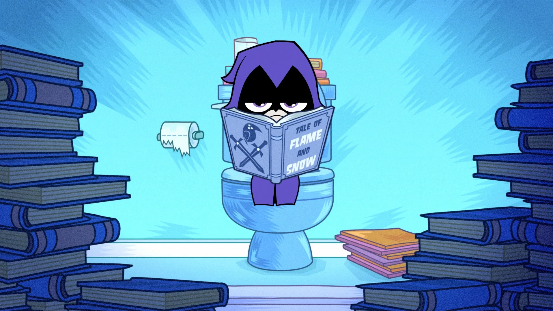 Image - Raven on the throne Serious Business.png | Teen Titans Go! Wiki