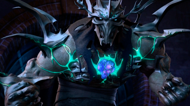 Image - Super Shredder In Abandoned Subway.png | Teenage Mutant Ninja ... Super Shredder Tmnt Movie