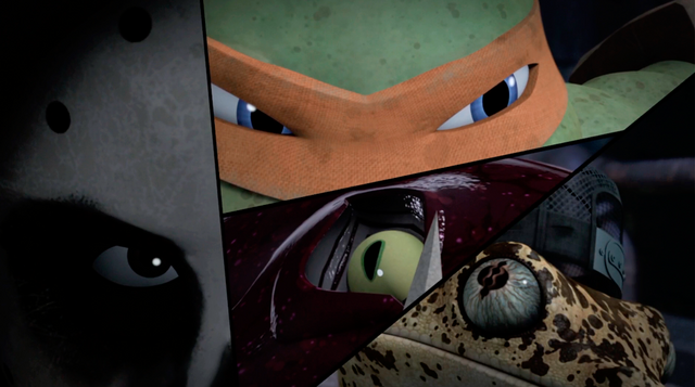 tmnt michelangelo meets mondo gecko