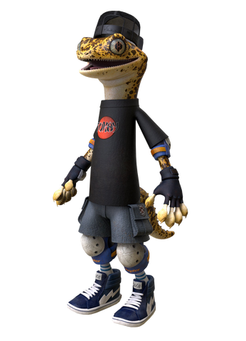 meet mondo gecko tmnt