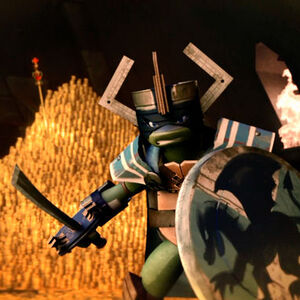 tmnt leo the knight