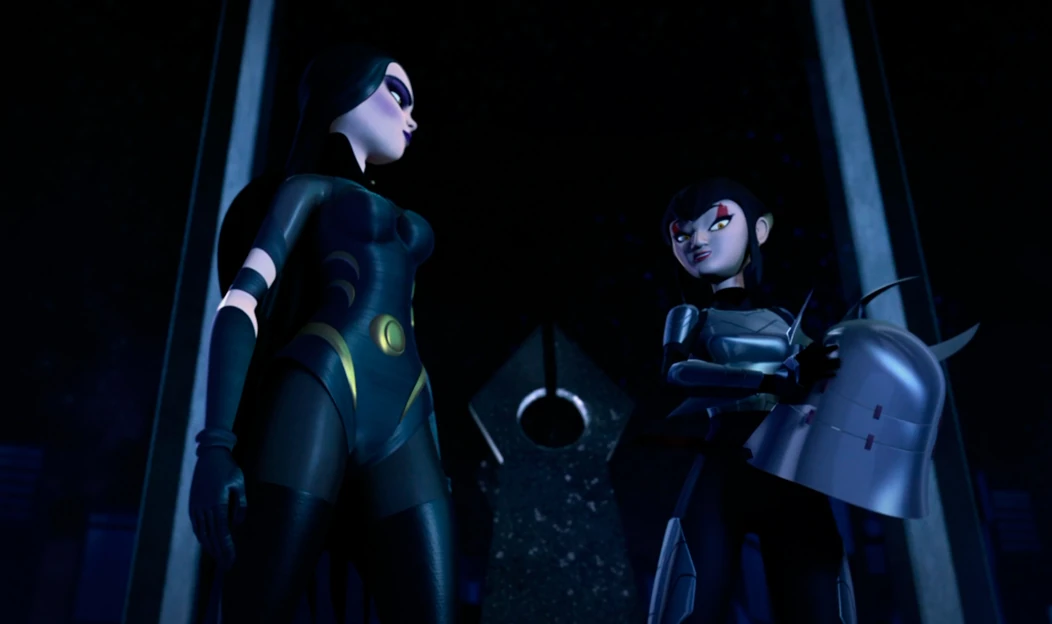 Image Shinigami And Karai At Shredder's Old Hideout.jpg Teenage
