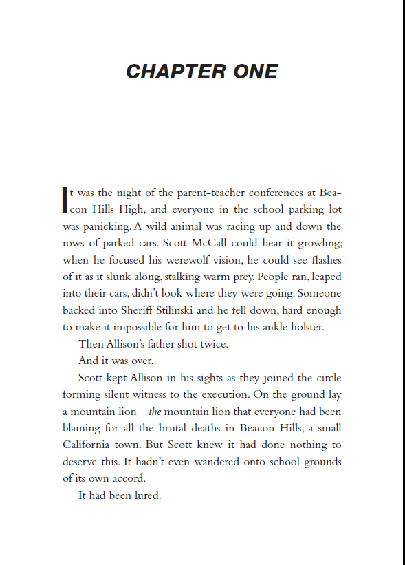 Eighteen Bed Novel Chapter 1 Image - Chapter One Page One.png | Teen Wolf Wiki | FANDOM powered by Wikia