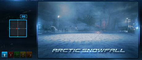 05 Arctic Snowfall menu screen