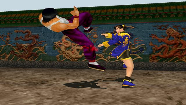 Fichier:Tekken 3 - Forest Law VS Ling Xiaoyu (2).png