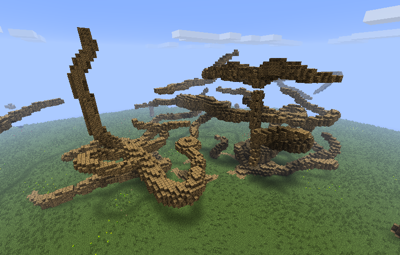 Wooden tendrils