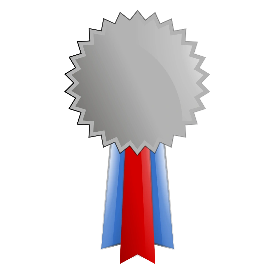 Obraz Silver Medal 2 Vector Clipart.png Teletubisie Wiki FANDOM