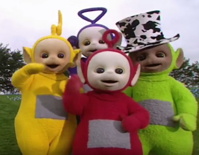 teletubbies set of 4