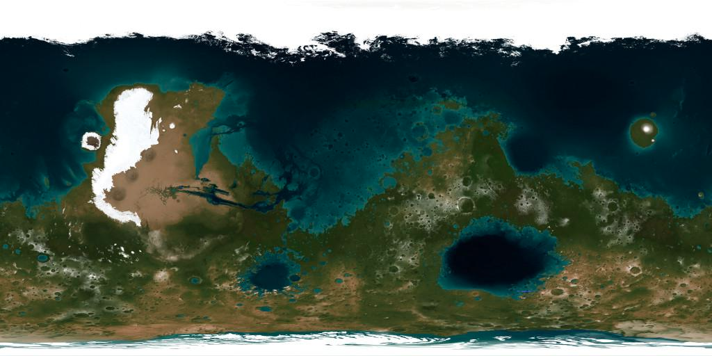 Mars terraformed Map