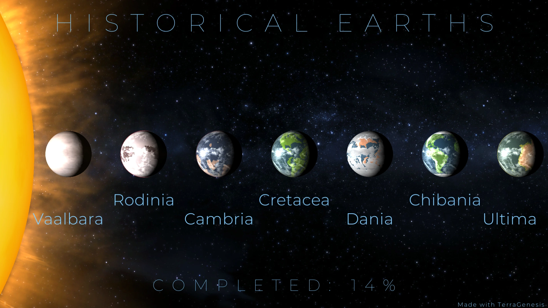 Historical Earths TerraGenesis Wiki Fandom