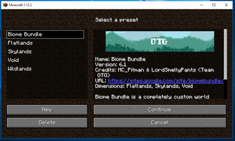 World Creation Gui Open Terrain Generator Wiki Fandom