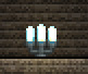 Glass Candlebra