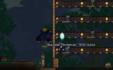 Stuck headless horseman