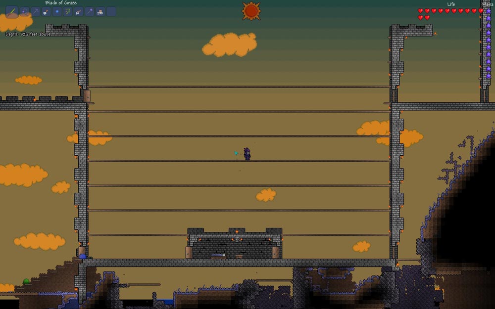 I need a boss arena for hardmode terraria PC