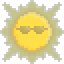 Sol con gafas