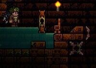 Wooden spikes