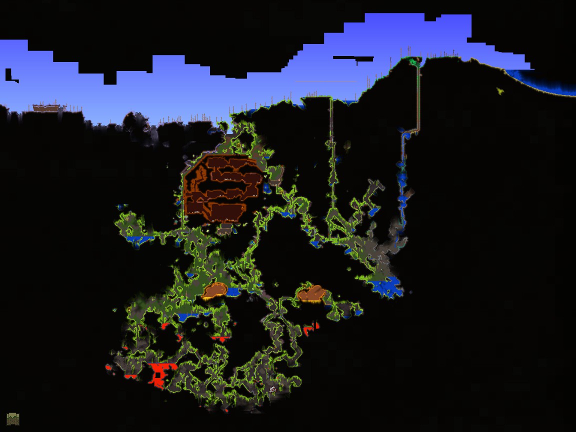 "Карта terraria онлайн"