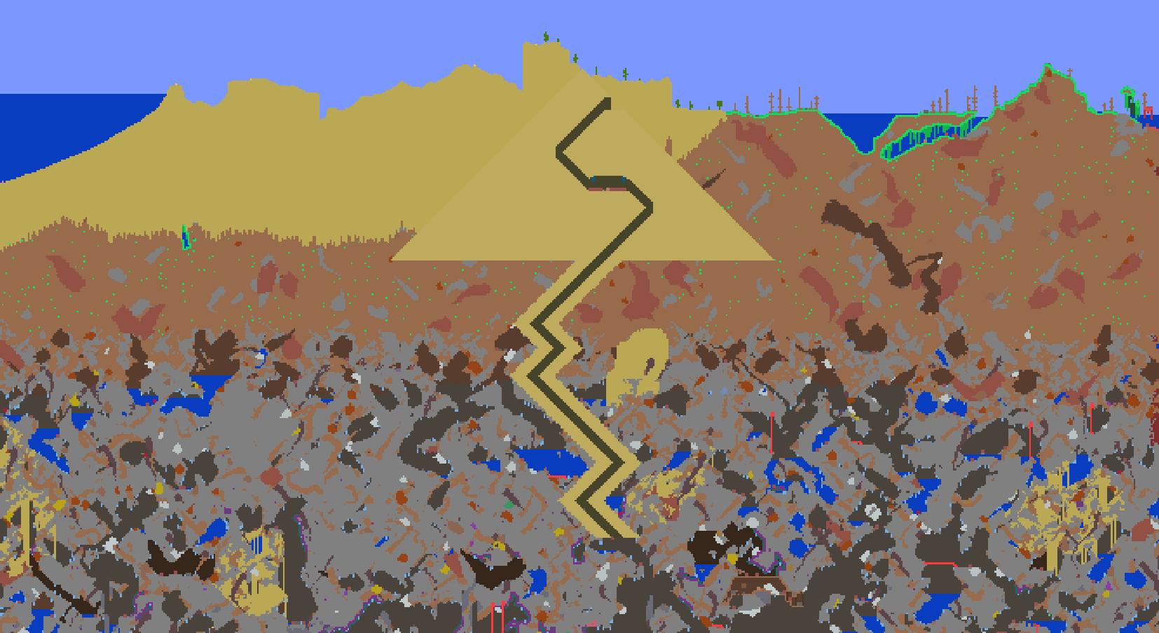 image underground pyramid jpg terraria wiki fandom powered by terraria map size