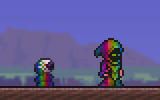 Tinte arcoiris visual
