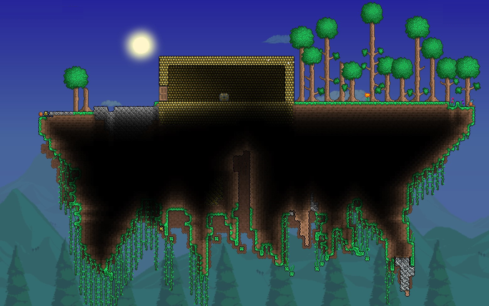 Image Old Floating Island Png Terraria Wiki FANDOM Powered By Wikia   Latest