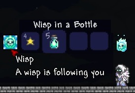 wisp in a bottle terraria wiki fandom powered by wikia